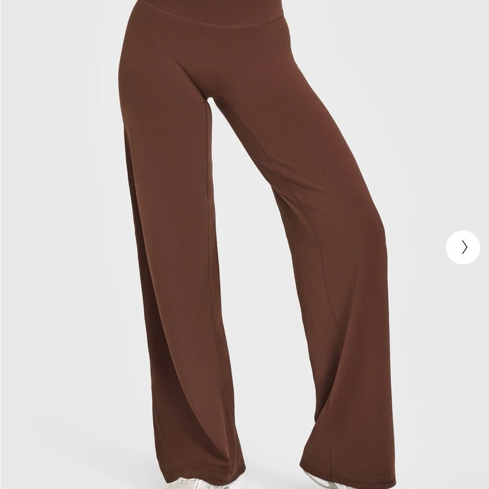 NWT Oner Active SOFT MOTION STRAIGHT LEG PANTS Espresso Brown S - Short Length